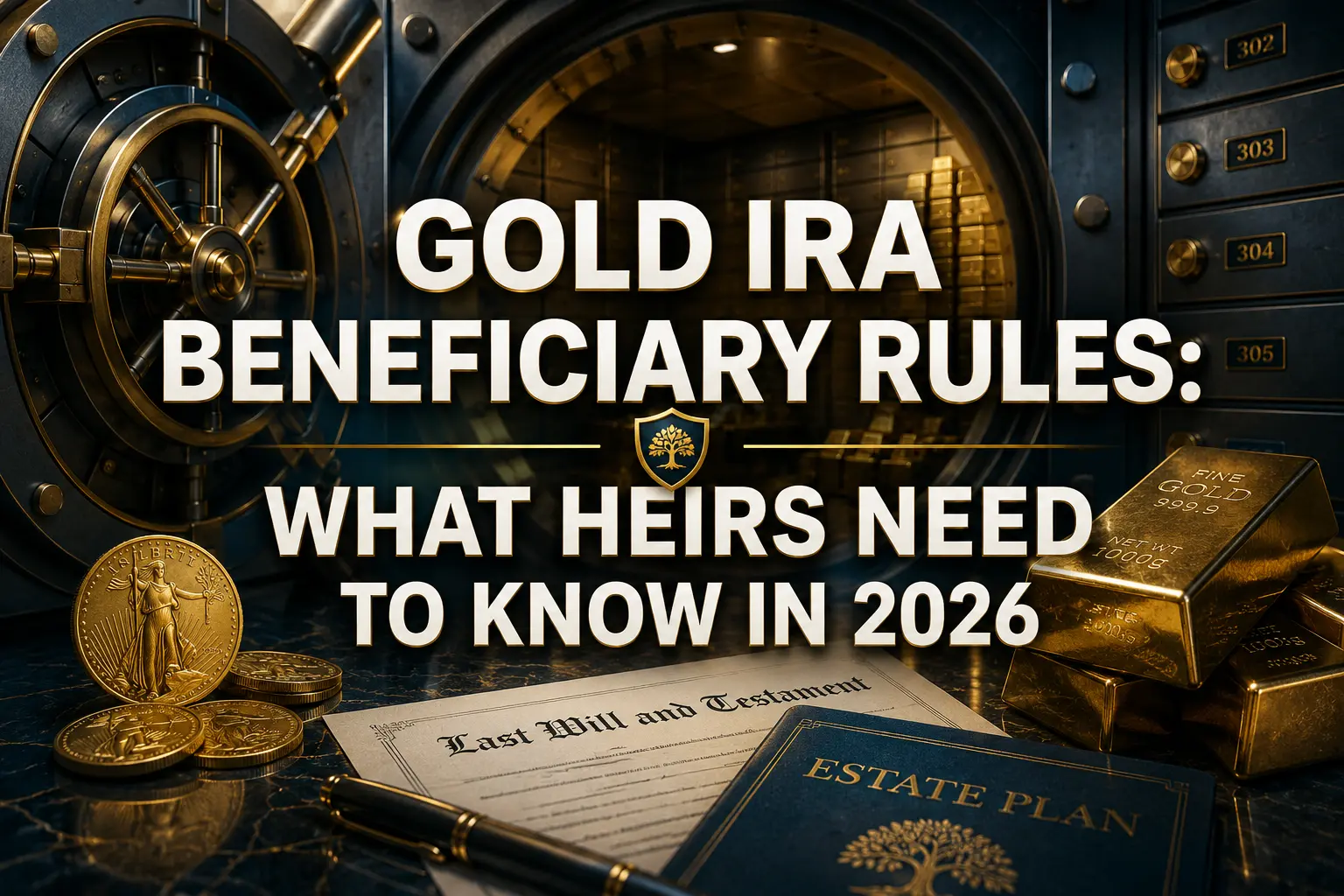 Gold IRA beneficiary rules — inheritance, trusts, probate, and the 10-year rule for retirement savers