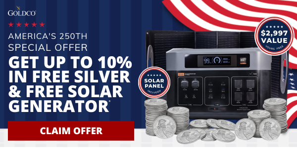 Goldco current promotion banner