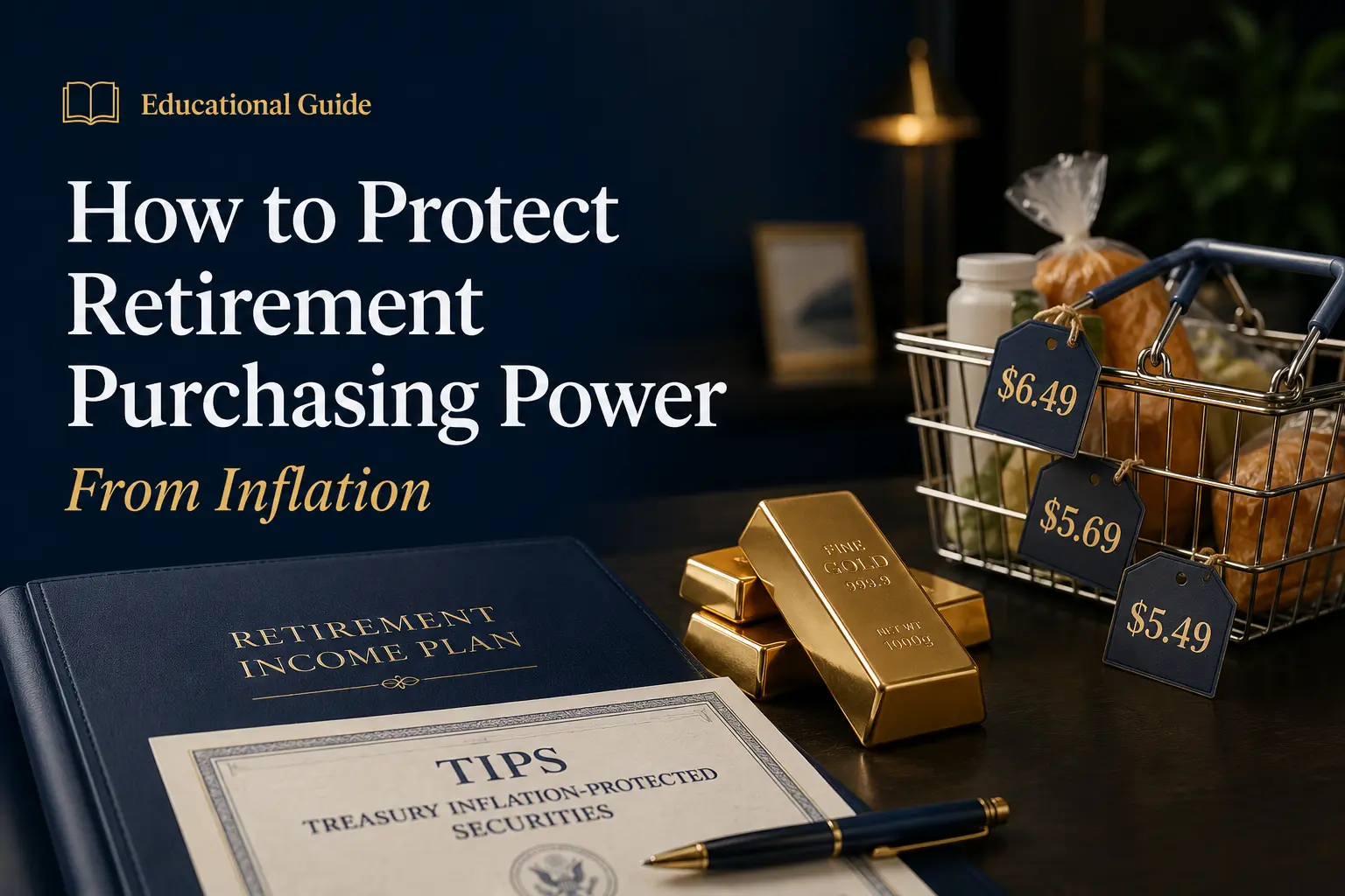 How to protect retirement purchasing power against inflation — educational guide