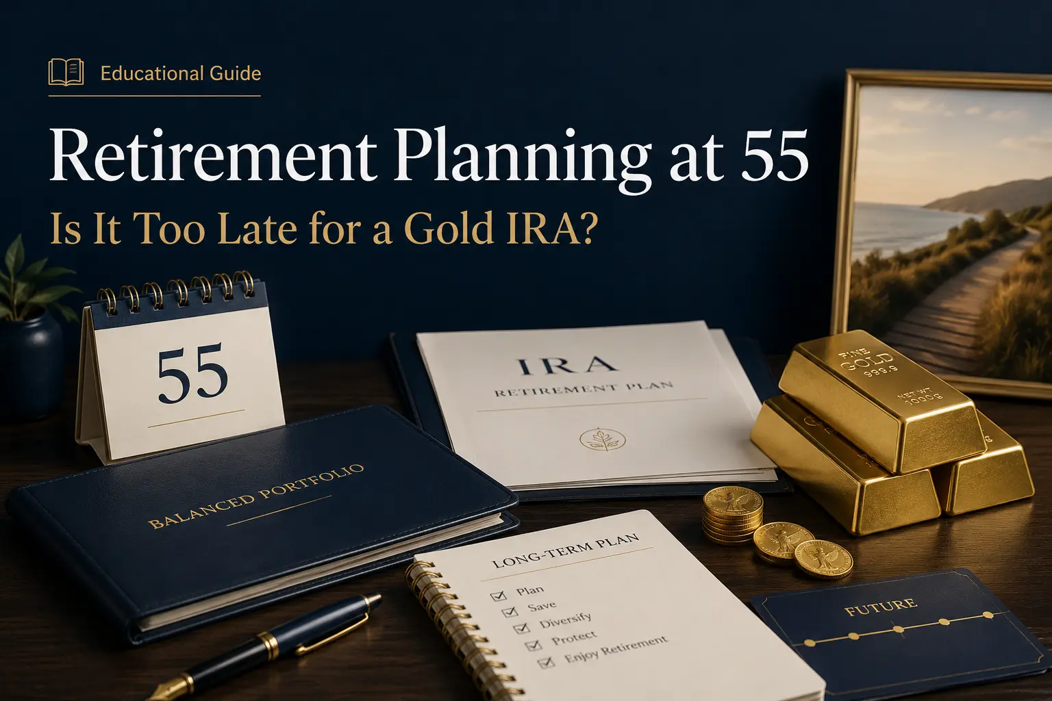Retirement planning at 55: is it too late for a Gold IRA? — educational guide
