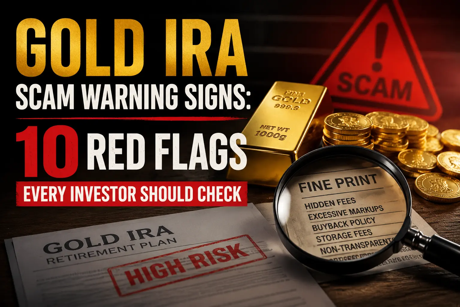 Gold IRA Scam Warning Signs