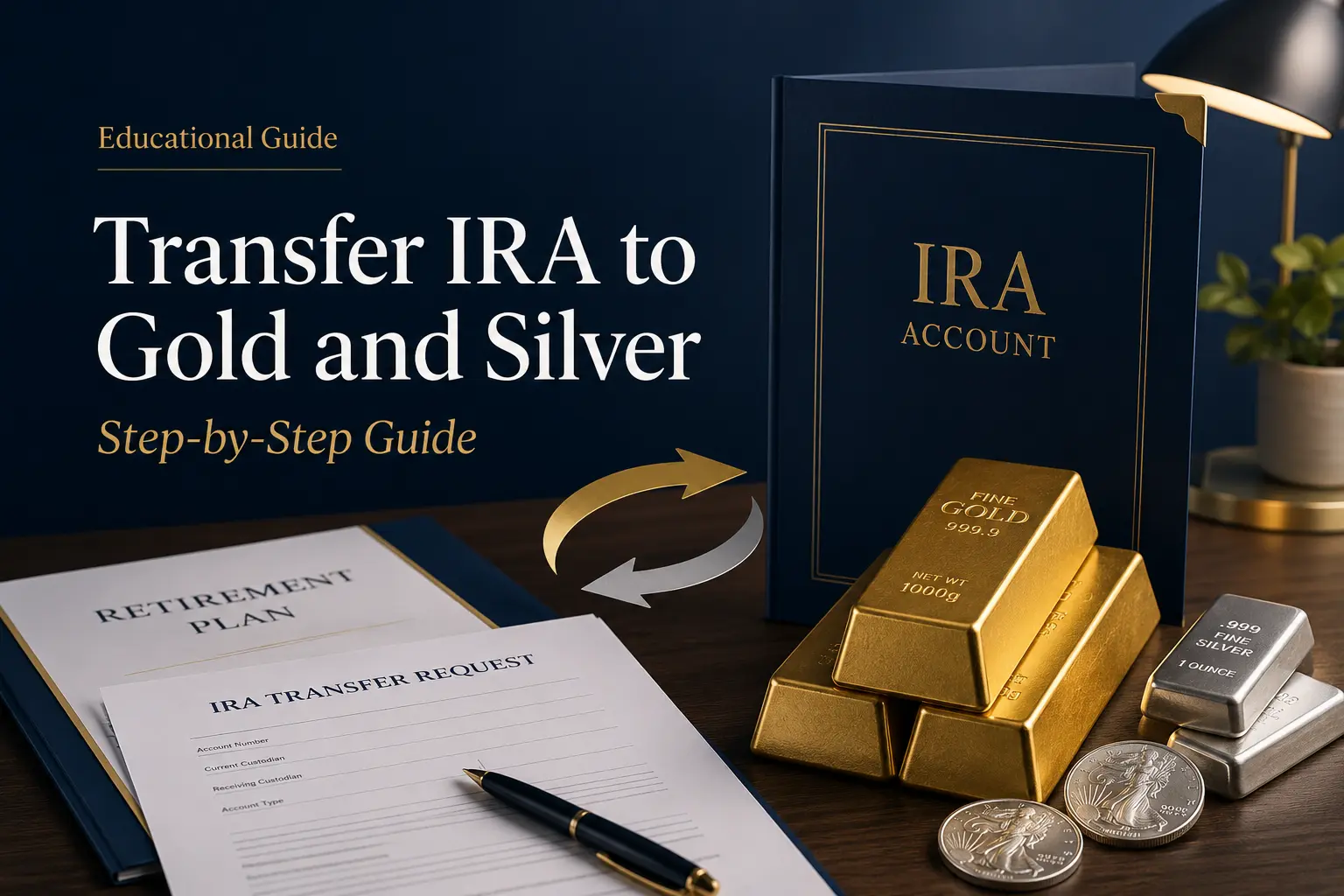 Transfer IRA to gold and silver: step-by-step guide